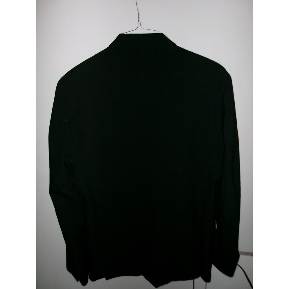 JF J.Ferrar Super Slim Black Suit Jacket Blazer Size 44L Stretch Lined - Picture 2 of 5